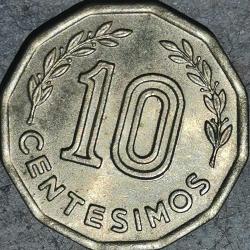 URUGUAY  1977    10 CENTESIMOS