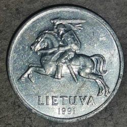 LİTVSNYA 1991  1 CENTAS