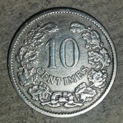 LUKSEMBURG 1901  10 CENTESİMES