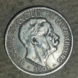 LUKSEMBURG 1901  10 CENTESİMES