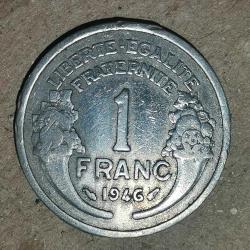 FRANSA 1946  1 FRANK
