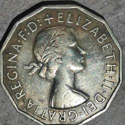 İNGİLTERE  1956   3 PENCE