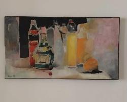 Sovyet-Rus yağlı boya resim.