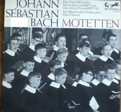 KLASİK MÜZİK 33 LÜK PLAK - Johann Sebastian Bach MOTETTEN