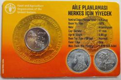 1975 Fao Aile Planlaması Hatıra 5 Kuruş..