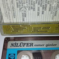Kaset Nilüfer esmer günler albümü. Orijinal. 1988 dönem Kağıt Baskı