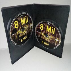 Vcd 8 Mil. 8 Mile. Eminem. Orijinal.Türkçe altyazılı. 2 disk. Disklerde çalışmasına engel olmayan çizikler var. Sorunsuz çalışıyor