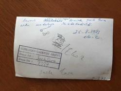 ENKA ŞİRKETLER GRUBU FAHRİ BAŞKANI ŞARIK TARA'NIN ORİJİNAL FOTOĞRAFI - 16 x 10 cm EBADINDA - ŞARIK TARA BAŞARILI VERGİ MÜKELLEFLERİNDEN BİRİ OLARAK NEVZAT AYAZ'DAN ÖDÜL ALDIĞI GÜN ÇEKİLMİŞ BİR KARE, 25 AĞUSTOS 1983