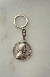 vintage mozart alpaka anahtarlık