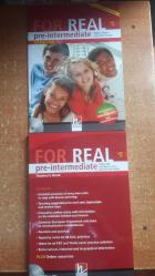 FOR REAL Pre-intermediate : TEACHER'S BOOK and STARTER ©2010 .. Multimedia Pack (DVD+ Class Audio CD 1-2-3) .. (CEF B1)-(CEF A2 ) .. (1st print 2010) .. with Answer Key