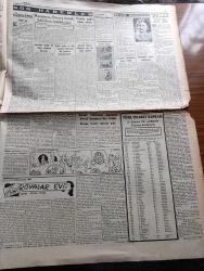 Cumhuriyet Gazetesi - 1 Eylül 1951 - Seçim Bölgelerindeki Cumhuriyet Ekibi Bildiriyor - Seçim Faaliyetinin Siklet Merkezi Bilecik Oldu - Samed Ağaoğlu Hürriyet Partisine Rey Veremezsiniz Yaşayanlar Hortlaklardan Daima Korkar Ve Kaçarlar Dedi fotoğraf - Kore'de Çarpışmalar Yeniden Şiddetlendi fotoğraf - Sinan Everest Yelkenle İstanbul'dan Filipin Adalarına fotoğraf - Türk İngiliz Atletleri Bugün Karşılaşıyor fotoğraf - Cezaevlerinin Islahı İçin 10 Yıllık Proje - Parlamentolar Konferansı Hadiseler Arasında Açıldı - Demokrat partililer bugün bir açıkhava toplantısı yapacaklar - Kaçakçılar Arasında Hududu Geçerken Yazan Yaşar Kemal Yazı Dizisi - Cumhuriyet Gazetesi Güzellik Müsabakası - imtiyazlı adam sempatik değildir yazan Burhan Felek - Rüyalar Evi Yazan Peride Celal Yazı Dizisi - Amerika Büyük Bir Radar Şebekesi Kuracak - Dünya Hafif Siklet Boks Şampiyonu Kit Galilan Rakibini Sayı Hesabı İle yendi - Fiat Traktör - Mefharet Yıldırım ve Sabite Tur Gülerman  Çiftesaraylar bahçesinde