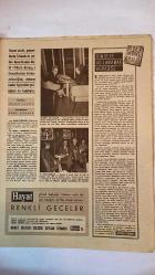 HAYAT HAFTALIK HABER MECMUA, DERGİSİ - ORTA SAYFA POSTER : TÜRK HAMAMI - 6 NİSAN 1961 SAYI: 15 - KAPAK : DANY SAVAL - SADUN ALTUNA - FİKRET ANT - HİKMET ANDAÇ - ORHAN TAHSİN - KEMALEDDİN TUĞCU - TURGUT ETİNGU - ADNAN ERİM - MUALL BAYRAKTAR - İHSAN TAYŞILI - TURGUT BIÇAKÇIOĞLU - AYHAN ERER - İNAL TENGİZMAN - EROL DERNEK - YILMAZ ÇETİNER - OZAN SAĞDIÇ - ELIZABETH TAYLOR - BELINDA LEE - EDDIE FISHER - WILLIAM A. CONANT - ELMER ROBINSON - JAMES J. CARNEGLIA - JAMES PETILLO - MAX A. COHEN - MINNIE ARTHUR - CHARLES SCHODCRAFT - WEDWORTH CLARKE - NATHANIEL D. ARNOTT - HAKİKAT OLMUŞ RÜYALAR - ELIZABETH TAYLOR ARTIK İYİLEŞTİ - HAYAT MECMUASI 5 YAŞINDA - DULLAR GEMİSİ İSTANBULDA - GEMİNİN ŞEN DULLARI - THUTS VE ÖTEKİ KRALLAR - RENKLİ GECELER - KİMSEYE AÇILAMAMAK KORKUSU - DULLAR GEMİSİ İSTANBULDA HİKAYESİ, YAZAN : ORHAN TAHSİN -HAZRETİ MUHAMMEDİN HAYATI - İSLAM DİNİ VE MEDENİYET - TAKKECİ İBRAHİM AĞA ZENGİN EDEN RÜYA - HOLLYWOOD'DA YENİ FİLMLER - DALIAH LEWIE'NİN   -  EKSİKSİZ TAM TAKIM 48 SAYFA
