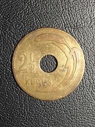 1948 YILI MADENİ 2.5 KURUŞ ÇÇT TCM 5743