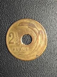 1949 YILI MADENİ 2.5 KURUŞ ÇÇT  TCM 5346