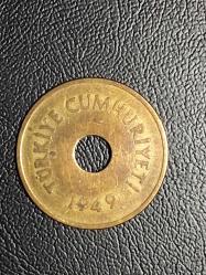 1949 YILI MADENİ 2.5 KURUŞ ÇÇT  TCM 5346