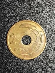 1948  YILINA AİT MADENİ 2.5  KURUŞ  ÇÇT   TCM  5505