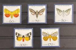 1992 Almanya - Kelebek Temalı Pul Serisi