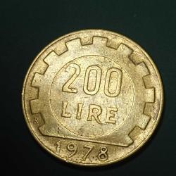 İtalya 200 Lire 1978