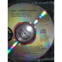 Cd Bizet Carmen highlights Orijinal, 1990 Amerikan baskı. Kartoneti yok. Disk 10 üzerinden 9.5 sorunsuz çalışıyor.