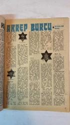 SAMANYOLU ELBİSE PATRON İLAVELİ MECMUA DERGİ - 24 EKİM 1974 — SAYI: 147 - BARIŞ MANÇO - YEŞİM - NECO - NEBAHAT ÇEHRE - FÜSUN ÖNAL - CAHİT OBEN - ERKUT TAÇKIN - GÖKHAN - ZEKİ MÜREN - ATİNÇ - BİRSEN AYDA - VERDA SÜMER - TIMUR SELÇUK - ERSEN - AYHAN IŞIK - SEHER ŞENİZ - CÜNEYT ARKIN - SELMA GÜNERİ - AYLA ALGAN - KADİR İNANIR - FEYZİ TUNA - FATMA BELGEN - TUFAN GİRAY - ROCK HUDSON - DAVID HEMMINGS - PETULA CLARKE - İSTANBUL ŞEHİR ORKESTRASI KONSERİ - SAHNE FIYATLARI KRİZİ - PLAK ANLAŞMAZLIKLARI - YURTDIŞI TURNELERİ - REKLAM VE FİLM ŞİRKETİ - BAHAMA TATİLİ - İSTANBUL’DA İKİ YABANCI - ÇIĞLIK FİLMİ - BAYRAM İZNİ - KIŞLIK GECELİK VE SABAHLIK PATRONLARI - AKREP BURCU YILLIK FALI - ÜRANÜS ETKİSİ - AŞK VE ŞÜPHE - VENÜS VE BOLLUK - DOSTLUK VE İŞ - YUVA VE ÖNEMLİ KARARLAR - AGATHA CHRISTIE - HERCULE POIROT - MRS. CLAPPERTON - MR. CLAPPERTON - MISS HENDERSON - MR. FORBES - KITTY MOONEY - PAMELA CREGAN - CEMİDE CİNAYET - DIGITALİN REÇETESİ - KURTARMA PLANI - MEHTAPTA FİLİKA GEZİSİ - ROLLS  - 36 SAYFA