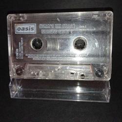 Kaset Oasis what's the story morning glory. Orijinal. 1995 İngiltere baskı. kartoneti yok. kaset baştan sona dinlendi sorunsuz çalışıyor