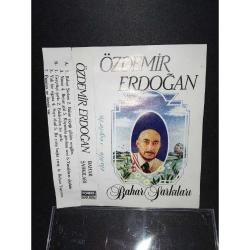 Kaset Özdemir Erdoğan Bahar şarkıları. kartonetin ön yüzünde yazı ve kasetin her iki yüzünde bant izleri var.