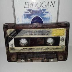 Kaset Özdemir Erdoğan Bahar şarkıları. kartonetin ön yüzünde yazı ve kasetin her iki yüzünde bant izleri var.