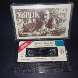 Kaset Özdemir Erdoğan nostaljik takılımlar. Orijial. 1991 Kağıt Baskı. Koleksiyonluk