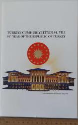 2014 TÜRKİYE CUMHURİYETİNİN 91. YILI ANMA PORTFÖYÜ FULL TAM TAKIM 1M2BB1 NADİR