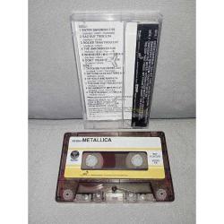 Kaset Metallica black albümü. orijinal 1991 dönem Kağıt Baskı. Baştan sona kusursuz. Koleksiyonluk