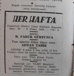 Her Hafta