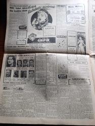 Cumhuriyet Gazetesi - 2 Kasım 1950 - Nutuk'tan ilhamlar yazan Nadir Nadi Başmakale meclis Celal Bayar'ın Nutku ile açıldı - Celal Bayar'ın direktifi sözden fazla iş - Mehmetçiğin Kore'deki ilk resimleri - Kore'deki Türk Birliği kampında günlük hayat - Amerikan başkanı Truman'a Suikast - üniversitelerimiz yeni ders yılına girdiler fotoğraf - Kore'deki subay ve erlerimizden ailelerine mektuplar - Müzeyyen Senar Işıl Sabite Tur Gülerman Perihan Altındağ Sözeri Salahattin Pınar Tepebaşı belediye gazinosunda - efes'ten dönen din adamları İstanbul'da - Karanlık Oda yazan Peride Celal Yazı Dizisi - Gayrimatbu gazeteler yazan Burhan Felek - Hamiyet Yüceses İnsaf Münir Rakkase Şehrazad Taksim kristal salonunda - İstanbul Ankara Radyosu Programı - Kore'deki subaylarımız Cumhuriyet okuyorlar fotoğraf - Taegu'daki kampımızda erlerimiz Jii Jitsu egzersizleri yaparlarken fotoğraf - tanınmış bir Yunan tiyatro yazarı Sipiropulos İstanbul'da - Kasım Gülek'in ifadesi alındı -  Baysal çiçek mağazası