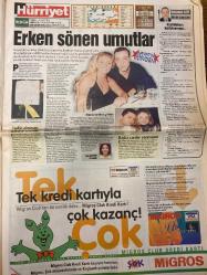 HÜRRİYET GAZETESİ DOĞUM GÜNÜ HEDİYESİ - 21 ŞUBAT 1999 -TAM TAKIM 42 SAYFADIR -Öcalan-Cemil Bayık-Osman Öcalan-Oktay Ekşi-Ecevit-Süleyman Seba-Hasan Arat-Amokachi-Toshack-İsmail Özkan-Şanlı Sarıalioğlu-Korkut Öze-İlyas Namoğlu-Murat-Selami Tiryaki-Rüştü Reçber-Ali Çoban-Selahattin Dönmez-Ali Ece-Sibel Demiriz-Bekir Coşkun-Melike Çiğdem Çelik-Doğan Yurdakul-Birsen Çelik-Yılmaz Erdoğan-Oya Başar-Ferhan Şensoy-Sadri Alışık  İlk Apo hizmeti Teslim Ol kaseti-Apo’yu yakacak üç fotoğraf-Ecevit’ten devlet sözü-Pişmanlık Yasası’ndan Apo yararlanamaz-Sıra Cemil Bayık ve Osman Öcalan’da-Dünya basını: PKK Avrupa kaybetti-Kartal 1-1 eriyor-Para sözü yetmedi-Amokachi ikna edildi-Fener Metin’e ağlıyor-Her şeyin sonu değil-Erken sönen umutlar-Ölüme birlikte gittiler-Başka canlar yanmasın-Hayat Güzeldir-Devlet Düşmanı-Meet Joe Black-Sen Hiç Ateşböceği Gördün mü-Üç Baba Hasan-Ferhangi Şeyler-Parazit-Yaşasın Zübük-Son Tango-Her şeyin bir sırrı vardır-Herkesin Bildiği Sırlar-Peter Pan