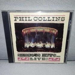 Cd Phil Collins serious hits Live Albümü. orijinal 1990 baskı. iyi durumda Sorunsuz çalışıyor. Koleksiyonluk