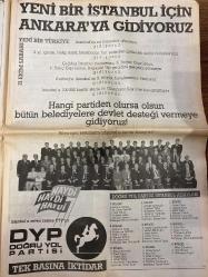 HÜRRİYET GAZETESİ DOĞUM GÜNÜ HEDİYESİ - 12 EKİM 1991 -TAM TAKIM 36 SAYFADIR -Oktay Ekşi-Ertuğrul Özkök-Süleyman Demirel-Yıldırım Akbulut-Turgut Özal-Yahya Demirel-İbrahim Betil-Halis Toprak-Aydın Doğan-Nasak Karamehmet-Mustafa Süzer-Muharrem Sarıkaya-Çiğdem Tüzün  Terörün seçim kampanyası-Geride 10 çocuk bıraktılar-RP durumunu pekiştiriyor-Günün barometresi-PKK’ya bomba yağdı-Hava harekâtına sözlü izin-Liderler ekranda uzlaşma istedi-Gecenin yıldızı vatandaş-İzmir’i hatırla Wembley’i unut-Ridvan 9 ameliyat sonrası hâlâ sahalarda olmasını mucizeye bağladı-İnşaata döndüm-Korkmuyorum-Yılın davası skandala dönüştü-Dünyanın en çılgın rekorları-Süper teknolojinin yarıştığı spor dalı-İkinci izin uyku kaçırıyor-Libya’dan alacak sorun oldu-Yılda 400.000 konut-Hava harekâtına sözlü izin-Gecenin yıldızı vatandaş-Demirel ve Yılmaz el sıkışmadı-Özal muhalefeti beğenmedi-Üniversite başvuruları başladı  Karikatür: Seçim Nabzı-Çizerler Oktay Ekşi ve Ertuğrul Özkök