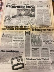 HÜRRİYET GAZETESİ DOĞUM GÜNÜ HEDİYESİ - 19 TEMMUZ 1988 -TAM TAKIM 24 SAYFADIR -Turan Çevik-Turgut Özal-Gandhi-Cengiz Çandar-Kaya-Metin-Bahri Hançer-İlyas Namıoğlu-Semra Aksu-Tayfun Bayındır-Oktay Ekşi-Denktaş-Coşkun Kırca-Vahdettin-Yavuz Gökmen-Dick Millington-Mikhail Gorbachev-Prof. Dr. Haluk Kabaalioğlu-Neil Kinnock  Süper şanslı Hürriyetçiler-İşte Hayali İhracatçı’nın deposu-Özal neden kızıyor?-Papa suikastı Ağca’nın hücresinde Mafia kolları-Gandhi’ye 4 imza-Aşk çılgınının ölüm uçusu-İran PES etti-15 milyarlık takım kurduk-F.Bahçe 3-0’la başladı-Mektupla taktik-Eder ve Serginho resmen Malatyaspor’da-Yusuf sakatlandı-Semra Aksu sahada bayıldı pistte ayıldı-Özgürlüğe kaçış-Memurlar da sendika kurabilir-Denktaş’tan evet-Eğitimde yeni hedef 21. yüzyıl-Felaket bu bir felaket-Çizgilerle Hayattan Rekorlar Guinness-Demokratlar’da seçim heyecanı-İngiliz muhalefet liderine tatsız sürpriz-Ermenilere kesin hayır  Karikatür-Çizgilerle Hayattan Rekorlar Çizer Dick Millington