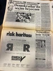 HÜRRİYET GAZETESİ DOĞUM GÜNÜ HEDİYESİ - 19 TEMMUZ 1988 -TAM TAKIM 24 SAYFADIR -Turan Çevik-Turgut Özal-Gandhi-Cengiz Çandar-Kaya-Metin-Bahri Hançer-İlyas Namıoğlu-Semra Aksu-Tayfun Bayındır-Oktay Ekşi-Denktaş-Coşkun Kırca-Vahdettin-Yavuz Gökmen-Dick Millington-Mikhail Gorbachev-Prof. Dr. Haluk Kabaalioğlu-Neil Kinnock  Süper şanslı Hürriyetçiler-İşte Hayali İhracatçı’nın deposu-Özal neden kızıyor?-Papa suikastı Ağca’nın hücresinde Mafia kolları-Gandhi’ye 4 imza-Aşk çılgınının ölüm uçusu-İran PES etti-15 milyarlık takım kurduk-F.Bahçe 3-0’la başladı-Mektupla taktik-Eder ve Serginho resmen Malatyaspor’da-Yusuf sakatlandı-Semra Aksu sahada bayıldı pistte ayıldı-Özgürlüğe kaçış-Memurlar da sendika kurabilir-Denktaş’tan evet-Eğitimde yeni hedef 21. yüzyıl-Felaket bu bir felaket-Çizgilerle Hayattan Rekorlar Guinness-Demokratlar’da seçim heyecanı-İngiliz muhalefet liderine tatsız sürpriz-Ermenilere kesin hayır  Karikatür-Çizgilerle Hayattan Rekorlar Çizer Dick Millington