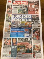 HÜRRİYET GAZETESİ DOĞUM GÜNÜ HEDİYESİ - 29 OCAK 1923 -TAM TAKIM 22 SAYFADIR -Ali Naci Küçük-Uğur Meleke-Banu Yelkovan-Lale Orta-Sabri Çelik-Mert Müldür-Kaan Ayhan-Mauro Icardi-Dries Mertens-Okan Buruk-Kenan Doğulu-Sandıl Nivro-Cemre Baysel-Ayşe Kökçü-Sedef Şahin-Özge Özpirinçci-Neslihan Nöçpü-Mümtaz Sevinç-Erdoğan Demirören-Recep Tayyip Erdoğan-Cenk Tosun-Kemal Uğurlu-Gedson Fernandes-Wout Weghorst-Paul Parker-Aryna Sabalenka-Tom Odell-Fatma Girik-Hülya Koçyiğit-İlyas Salman-Çağla Şıkel-Deniz Boy-Hakan Ural-Hakan Ercan-Ömür Sabuncuoğlu-Bülent Güneri-Orhan Kemal-Ece Üner-Nazlıcan Kocakaya 10 Numara Aslan-MHK’ya İlk Kadın Başkan-Kar İstanbul’a Cuma Gelebilir-Kuvözdeki Dedektifler-Tiktokçu Teyzelerle Konuştum-Barbarlık ve Engizisyon Kalıntısı-Z Kuşağının 90’lar Aşkı-Sıvı Robot Gerçek Oldu-Nasreddin Hoca’nın Torunuyum-100 Yaş Huzur Bırakmadı-Kronometre 2018’de Sıfırlandı-Ege’nin Acı Tesadüfü-MHK’de Sabri Çelik Gitti Lale Orta Geliyor-Ve Kaan Ayhan Galatasaray’da-Rekor Değil Şampiyonluk-10’