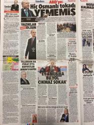 HÜRRİYET GAZETESİ DOĞUM GÜNÜ HEDİYESİ - 14 ŞUBAT 2018 -TAM TAKIM 28 SAYFADIR -Recep Tayyip Erdoğan-Fikret Bila-Mustafa Cengiz-Zeljko Obradovic-Ergin Ataman-Uğur Meleke-Mehmet Y. Yılmaz-Mehmet Arslan-Uğur Vardan-Perihan Savaş-Yılmaz Zafer-Sezen Aksu-Senem Aydın-Sevilen Nurgül-Sedat Ergin-Rex Tillerson-Mehmet Ceylan-Kenan Başaran-Masum Gök-Hakan Karanfil-Ana Kasparian  Gözün Arkada Kalmasın Mehmetçik-Kaçış Yok-Siper’de 14 Şubat-Bunlar Hiç Osmanlı Tokadı Yememiş-Ey Amerika Bu Yol Çıkmaz Sokak-Ceza Azaldı Tahliye Yok-Kardak’ta AB Gerilimi-Birinci Tercih Love Olmalı-Derbi Öncesi Yüksek Gerilim-Kartal’da Sarı Alarm-Bu Aykut Kocaman’ın Taktik Zaferidir-Galatasaray’ın Satışına Asla İzin Vermem-Henüz Bebek Yok-İkinci Ameliyat-Sataşmayın Birbirinize-Sezen’e Teşekkür-Seni Çok Özlüyorum-Bunun İçin Özür Dilerim-Hiç Osmanlı Tokadı Yememiş-Yazıklar Olsun-Tillerson Da İtiraf Etti Kuvvetler Afrin’e Kaydı-Erdoğan Şehit Evine Ziyaret-Ey Amerika Bu Yol Çıkmaz Sokak-ABD Kimin Dosta Olduğuna Karar Versin  K