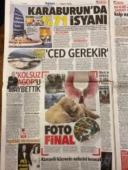 HÜRRİYET GAZETESİ DOĞUM GÜNÜ HEDİYESİ - 14 ŞUBAT 2018 -TAM TAKIM 28 SAYFADIR -Recep Tayyip Erdoğan-Fikret Bila-Mustafa Cengiz-Zeljko Obradovic-Ergin Ataman-Uğur Meleke-Mehmet Y. Yılmaz-Mehmet Arslan-Uğur Vardan-Perihan Savaş-Yılmaz Zafer-Sezen Aksu-Senem Aydın-Sevilen Nurgül-Sedat Ergin-Rex Tillerson-Mehmet Ceylan-Kenan Başaran-Masum Gök-Hakan Karanfil-Ana Kasparian  Gözün Arkada Kalmasın Mehmetçik-Kaçış Yok-Siper’de 14 Şubat-Bunlar Hiç Osmanlı Tokadı Yememiş-Ey Amerika Bu Yol Çıkmaz Sokak-Ceza Azaldı Tahliye Yok-Kardak’ta AB Gerilimi-Birinci Tercih Love Olmalı-Derbi Öncesi Yüksek Gerilim-Kartal’da Sarı Alarm-Bu Aykut Kocaman’ın Taktik Zaferidir-Galatasaray’ın Satışına Asla İzin Vermem-Henüz Bebek Yok-İkinci Ameliyat-Sataşmayın Birbirinize-Sezen’e Teşekkür-Seni Çok Özlüyorum-Bunun İçin Özür Dilerim-Hiç Osmanlı Tokadı Yememiş-Yazıklar Olsun-Tillerson Da İtiraf Etti Kuvvetler Afrin’e Kaydı-Erdoğan Şehit Evine Ziyaret-Ey Amerika Bu Yol Çıkmaz Sokak-ABD Kimin Dosta Olduğuna Karar Versin  K