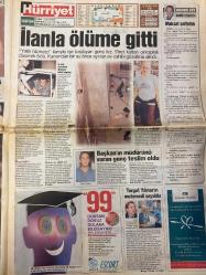 HÜRRİYET GAZETESİ DOĞUM GÜNÜ HEDİYESİ - 17 TEMMUZ 1998 -TAM TAKIM 44 SAYFADIR -Kubilay Uygun-Sedat Simavi-Hasan Atmaca-Gülşen-Bülent Ersoy-Ayşe Torun-İsmail Karadayı-Ertuğrul Özkök-Oktay Ekşi-Denizli-Yıldırım-Okocha-Moldovan-Hagi-Ufuk Ergün-Antalyalılar-Görkem-Gürkan Uygun-Burak-Emre-Tugay-Faruk Süren-Fatih Terim-Ersun Yanal-Yankov-Tolga Ünüvar-Bekir Coşkun-Turgut Yılmaz-Gökhan Karakaş-Nuht Uluğ-Adnan Atar-Sabri Karmurti-Haldun Sevel-Kemal-Can Orak-Mustafa Paşa-Hayrati Hüsameddin-Armstrong  Fırıldak Kubi’ye şok-Atatürkçü Çelik’in türbanlı hayranları-Yalınayak çıktı-Bir örnek tavır-O sözleri unutalım-Zam bugüne kaldı-5 trilyonda hâkim ısrarı-Karadayı: Üzgünüm-Hizmetçi ilanı ölümle götürdü-Türk Siemens Pirelli alıyor-Yeltsin Çar’ın koltuğunda-3 trilyona ret-Drakula’nın oğlu-Şampiyonluk için geldim-Moldovan’a sevindim-Burak’a tam not-Grasshoppers bilmece gibi-Ümitlerimiz şahane-İstanbulspor Yankov’a döndü-Gümrükçünün büyük öfkesi-İlanla ölüme gitti-Maksat şeffaflık-Başkan’ın müdürünü vura