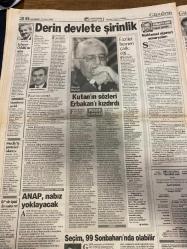 HÜRRİYET GAZETESİ DOĞUM GÜNÜ HEDİYESİ - 17 EYLÜL 1998 -TAM TAKIM 44 SAYFADIR -Hakan Şükür-Mesut Yılmaz-Monica Lewinsky-Oktay Ekşi-Ertuğrul Özkök-L. Perati-A. Karacan-Jerry Hall-Mick Jagger-Turgay Seren-Yavuz Gökmen-Rüştü Güven-Ertin Taranoğlu-Cumhurbaşkanı Süleyman Demirel-Mustafa Yücel Özbilgin-Pınar Eliçe-Başak Yeğin-Hülya Avşar-Sibel Can-Hakan Ural-Özlem Tekin-Yonca Evcimik-Cenk Torun-Özlem Yıldız-Erol Büyükburç-Orhan Gencebay-Tarkan-Arzu Çimen-Soner Olgun-Prince Erdoğan-Özlem Hüseyin-Alpay Şen Birgör-Mehmet Ali Erbil-Bruce Willis-Matt Damon-Tom Sizemore-Edward Burns  Torino aslanı-Ak Çarşamba’ya güvence-Uzmanlar sorularınızı yanıtlıyor-Jagger: Çok heyecanlıyım-Üç fantastik soru-Devlete şirin gözükmek istiyorlar-İnönü Kartalı sahada-Kupa Galipleri’nde 1. tur heyecanı-Beşiktaş’ın 65. Avrupa sınavı-Slovaklar: Sarı fırtına fena biçmişti-İtalya’ya Türk işi-Gözler yine Oktay’da-Hepsi birer aslandı-Yine aynı kaleye-G.Saray’a 93 milyar-Her seçim öncesi yangın-Orman katliamına komik ceza-Ba