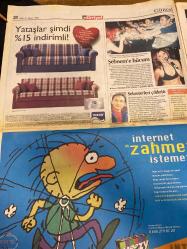 HÜRRİYET GAZETESİ DOĞUM GÜNÜ HEDİYESİ - 11 MAYIS 1999 -TAM TAKIM 44 SAYFADIR -Merve Kavakçı-Sibel Can-Ertuğrul Özkök-Oral Çalışlar-Vehbi Hatipoğlu-Erbakan-Atatürk-Mehmet Ayan-Alpay Fevzi-Süleyman Seba-Ricky Martin-Madonna-Sertab Erener-Turgay Şeren-Ziya Şengül-Bayram Aydın-Alper Mert-Sadi Kemal Yaşar-Okan-Korkut Göze-Vedat Okyar-İlhan Söyler-Halil Özkan-Bülent Tuncay-Yılmaz Vural-Murat Ilgaz-Muhittin Boşat-Aygün-A. İbrahim-Bülent Tuncay-Orhan Kaynar-Şükran Soner-Selim Gökhan-Saim Bozer-Seher Akkoç-Mehmet Yavuz-Talat Asal-Fu Çelik-Cengiz Çelik  İran Kaşıyor-Sibel Can’a gözaltı-Viagra bugün piyasada-Horlayanlar kaza yapıyor-Sanki yalancımız az idi-Tecavüzcü yakalandı-FP’li vekilin bayan arkadaşı dinlenmiş-İki DHKP-C’liye örgüt infazı-Yüce Divan manevrası-Bavulu alıp gidecektim-Alpay’ın bonservisi 3 trilyon-NBA’de müthiş düello Lakers’ın-Ricky Martin ’99-Okan’a üç çengel-Sergen’e 12.5 milyon dolar-3’üncü zafere 3 kaldı-Sıkıştıkça çeteye gitmiş-Ekinci: Dinleten önemli-Böceği ben taktım-Tel