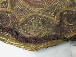 Antika Osmanlı Saray İşi Tuğralı Suzani İşçilikli Altın - Para Kesesi