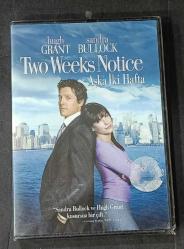 TWO WEEKS NOTICE * AŞKA İKİ HAFTA * HUGH GRANT * SANDRA BULLOCK *  DVD AMBALAJINDA
