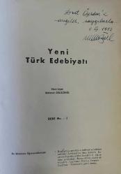 Yeni Türk Edebiyatı, Ders No: 1, Mektup No: 2, Mektup No: 3 [İMZALI]