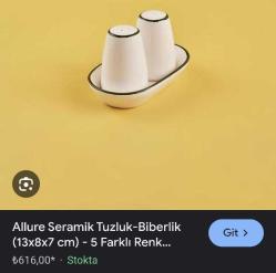 Bella Maison Retro Tuzluk Takımı