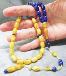 ÇİFT ReNK FULL DAMARLI KaTaLiN 33 LüK TESBİH....8x12mm