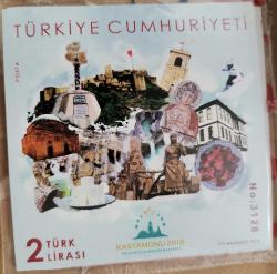 2018 Kastamonu 2018 Türk Dünyası Kültür Başkenti Blok Pulu (Seri Numaralı)