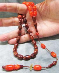 ÇİFT ReNK FULL DAMARLI KaTaLiN 33 LüK TESBİH....8x12mm